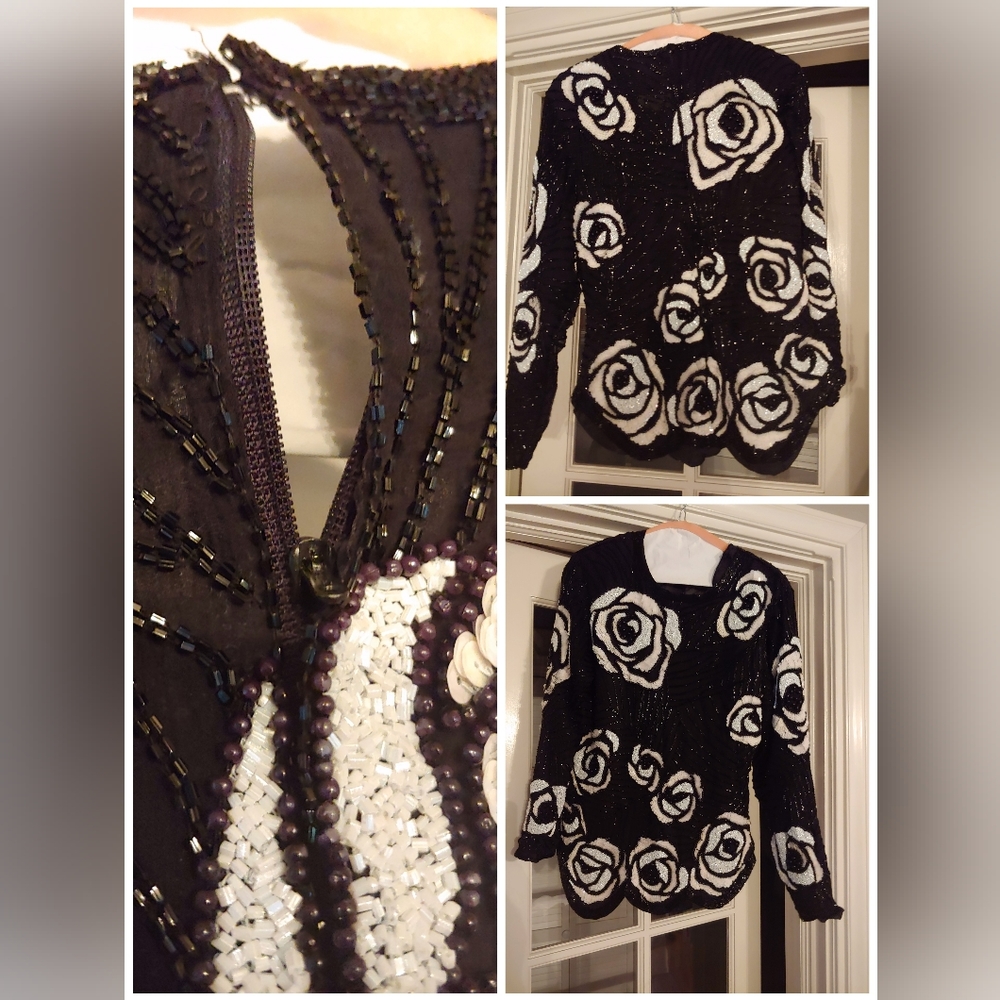 Vintage beaded top